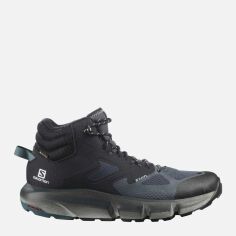 Акция на Чоловічі черевики для трекінгу з Gore-Tex Salomon Predict Hike Mid GTX L41460900 45.5 (11US) 29 см Чорні от Rozetka