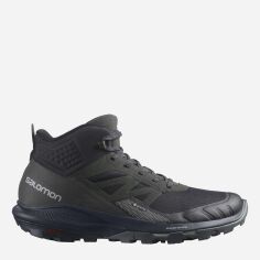 Акція на Чоловічі зимові черевики для трекінгу з Gore-Tex Salomon Outpulse Mid Gtx L41588800 46 (11.5US) 29.5 см Чорні від Rozetka