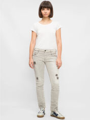 Акція на Джинси Regular Fit жіночі Diesel 00SSSI-0676M W26L32 Сірі від Rozetka