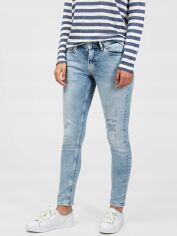 Акция на Джинси Skinny жіночі Pepe Jeans PL201090RE10 W24L30 Блакитні от Rozetka