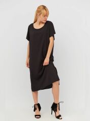 Акция на Плаття-футболка міді осіннє жіноче Criss CRS210047 XL Чорна от Rozetka