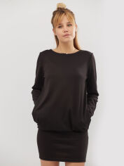 Акция на Сукня-футболка міні осіння жіноча Criss CRS210009-5 S Чорна от Rozetka