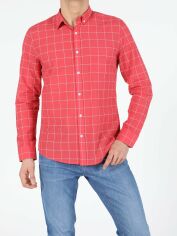 Акція на Сорочка бавовняна чоловіча Colin’s CL1049283 XL Red від Rozetka