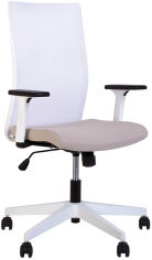 Акція на Крісло Nowy Styl AIR ordf R NET WHITE SL PL71 OP/20 CN-108 від Rozetka