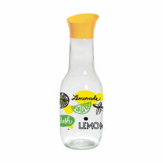 Акція на Склянна пляшка для води Herevin Lemonade, 1 л (111652-002) від Eva