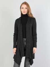 Акція на Кардиган з домішкою вовни в'язаний жіночий Colin's CL1044880BLK M Чорний від Rozetka