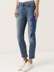 Акція на Джинси Slim Fit жіночі 7 For All Mankind SWJK750EL_grey-blue 28 Сірі з синім від Rozetka
