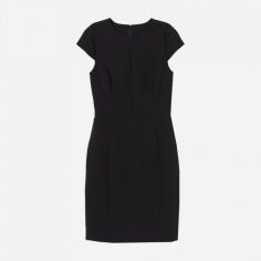 Акція на Сукня коротка літня жіноча H&M FL0577512 34 Чорна з білим від Rozetka
