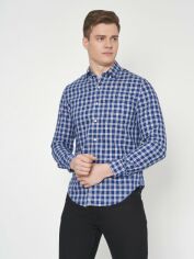 Акція на Сорочка бавовняна чоловіча Pedro del Hierro 2898608-11 S Синя від Rozetka