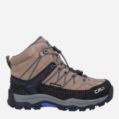 Акция на Дитячі демисезонні черевики для хлопчика CMP Kids Rigel Mid Trekking Shoe W 3Q12944-01PM 30 Cenere-Royal от Rozetka
