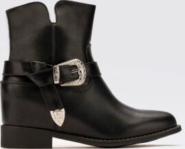 Акція на Жіночі черевики високі DeeZee SWS2991-09 36 Чорні від Rozetka