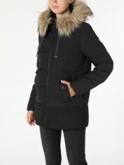Акция на Куртка демісезонна з капюшоном жіноча Colin's CL1055727BLKQ1.V2 XS Black от Rozetka