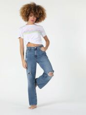 Акція на Джинси Кльош жіночі Colin's 970 Berry CL1058544DN08093 30-30 Letiza Wash від Rozetka