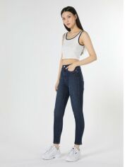 Акція на Джинси Skinny жіночі Colin's 760 Diana CL1057908DN08789 27-30 Темно-сині від Rozetka