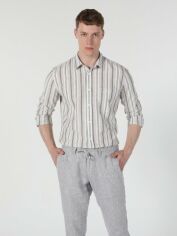 Акція на Сорочка бавовняна чоловіча Colin's CL1059550SAN 2XL Sand від Rozetka