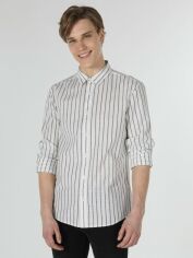 Акція на Сорочка бавовняна чоловіча Colin's CL1053806WHT XL White від Rozetka