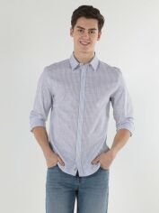 Акція на Сорочка бавовняна чоловіча Colin's CL1057489LBL S Light Blue від Rozetka
