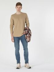 Акція на Лонгслів чоловічий Colin's CL1056943SAN S Sand від Rozetka