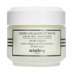 Акція на Нічний крем для обличчя Sisley Creme Collagene Et Mauve Botanical Night Cream підтягувальний, 50 мл від Eva