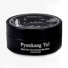 Акция на Патчі для шкіри навколо очей Pyunkang Yul Black Tea Time Reverse Eye Patch із ферментованим екстрактом чорного чаю, 60 шт от Eva