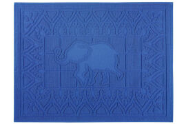 Акція на Полотенце-коврик для ног Boho Arya темно-синий 50х70 см від Podushka