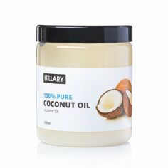 Акція на Рафінована кокосова олія Hillary 100% Pure Coconut Oil, 500 мл від Hillary-shop UA
