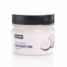 Акція на Рафінована кокосова олія Hillary 100% Pure Coconut Oil, 100 мл від Hillary-shop UA