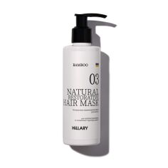 Акция на Натуральна маска для відновлення волосся Hillary BAMBOO Hair Mask, 200 мл от Hillary-shop UA