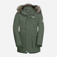 Акция на Дитяча зимова куртка для хлопчика Jack Wolfskin B Elk Island 3In1 Parka 1606743-5032 128 см от Rozetka