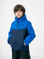 Акция на Дитяча зимова лижна куртка для хлопчика 4F HJZ22-JKUMN001-30 S 128 см от Rozetka