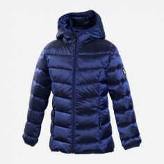 Акция на Дитяча демісезонна куртка для дівчинки Huppa Stenna 1 17980127-90035 128 см Синя от Rozetka