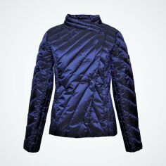 Акція на Куртка демісезонна коротка жіноча Huppa Agnessa 18478017-90035 M Синя від Rozetka