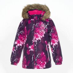 Акция на Дитяча зимова куртка для дівчинки Huppa Loore 17970030-91834 110 см от Rozetka
