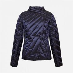 Акція на Куртка демісезонна коротка жіноча Huppa Agnessa 18478017-90086 XL Темно-синя від Rozetka