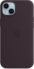Акция на Панель Apple MagSafe Silicone Case для Apple iPhone 14 Plus Elderberry (MPT93ZE/A) от Rozetka