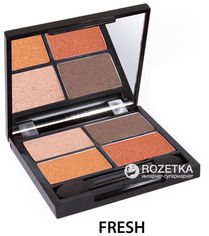 Акція на Палитра теней Zuii Organic Quad Eyeshadow Palette 6 г Fresh (812144011787) від Rozetka UA