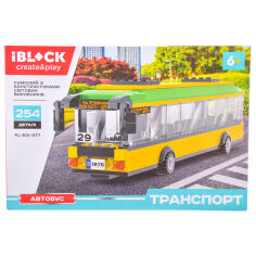 Акція на Конструктор IBLOCK Транспорт Автобус (PL-921-377) від Будинок іграшок
