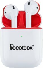 Акція на Навушники BeatBox PODS AIR 2 Wireless charging White-red від Rozetka