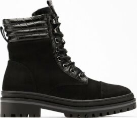 Акція на Жіночі зимові черевики високі DeeZee WS2886A-03 39 Чорні від Rozetka