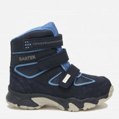 Акція на Дитячі зимові черевики для хлопчика Bartek 14656003 27 Темно-сині від Rozetka