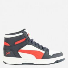 Акція на Чоловічі черевики низькі Puma Rebound LayUp SL 36957329 44.5 (10) 29 см Parisian Night-High Risk Red-White від Rozetka