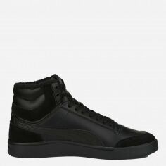 Акція на Чоловічі зимові черевики Puma Shuffle Mid Fur 38760901 46 (11) 30 см Black-Steel Gray від Rozetka