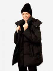 Акция на Куртка демісезонна з капюшоном жіноча Outhorn OTHAW22TDJAF015-20S M Deep Black от Rozetka