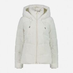 Акция на Куртка зимова коротка жіноча CMP 32K3096-A145 36 Offwhite от Rozetka
