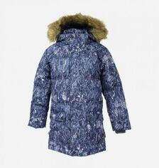 Акція на Підліткова зимова довга куртка для хлопчика Huppa Lucas 17770055-73286 140 см від Rozetka