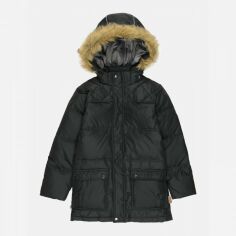 Акция на Підліткова зимова пухова куртка-парка для хлопчика Huppa Lucas 17770055-70009 182 см от Rozetka