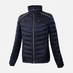 Акция на Підліткова демісезонна куртка для хлопчика Huppa Stefan 18258027-90086 170-186 см Темно-синя от Rozetka