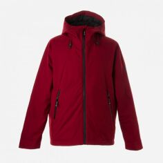 Акція на Куртка зимова коротка чоловіча Huppa Heikki 18488027-10084 XL Темно-червона від Rozetka