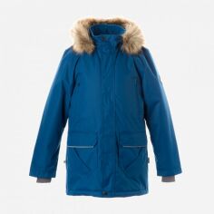 Акция на Дитяча зимова куртка-парка для хлопчика Huppa Vesper 4 12370430-80066 116 см от Rozetka