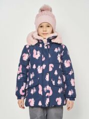 Акция на Дитяча зимова куртка-парка для дівчинки Lenne Belle 22331/2922 98 см Різнокольорова от Rozetka